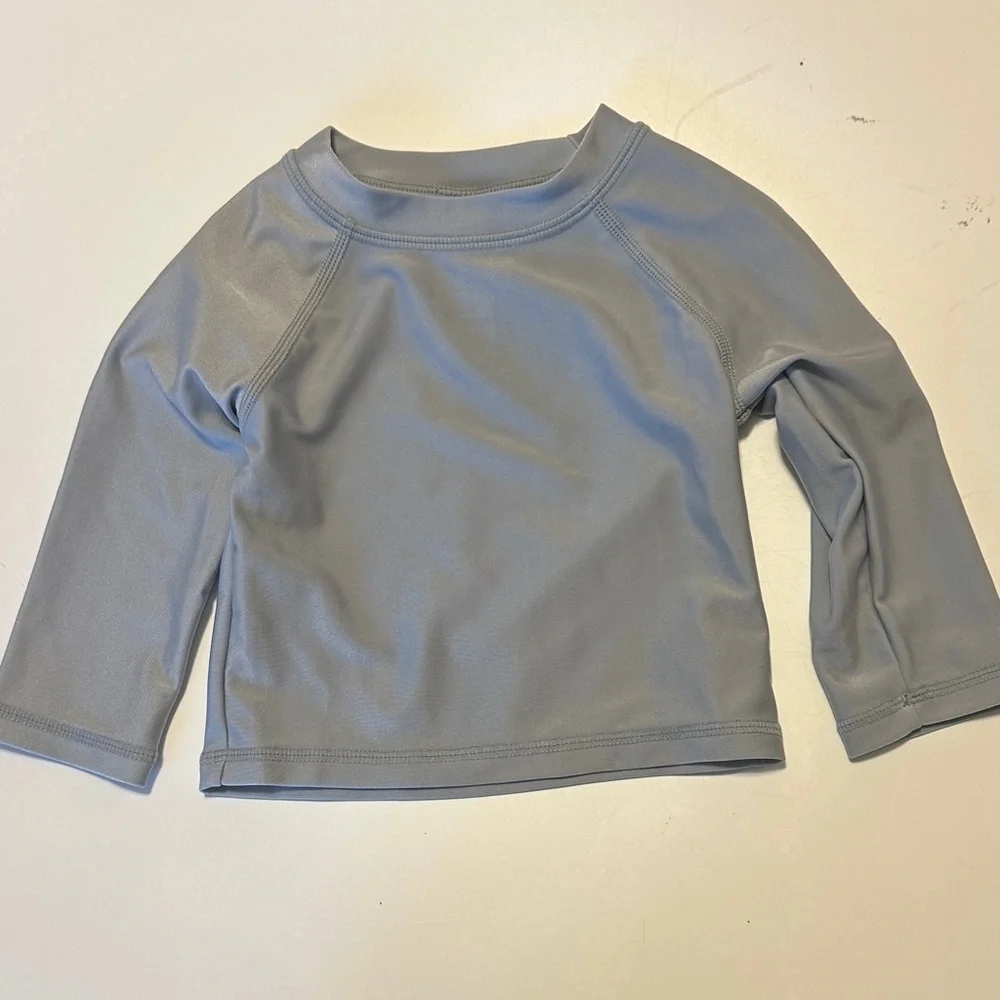 Gerber Kids Swim Rashguard - Soft Gray